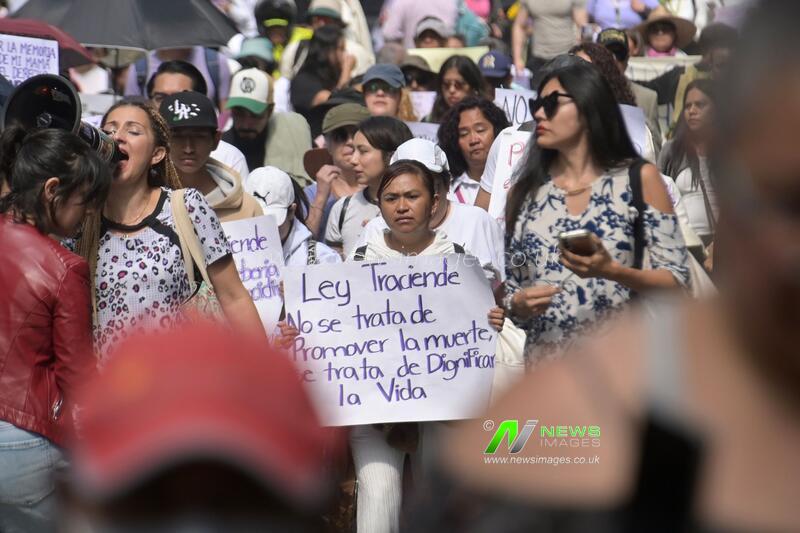 Activists march for euthanasia legalization in Mexico City
