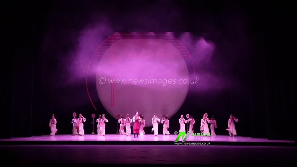 Dress rehearsal for dance drama Mulan
