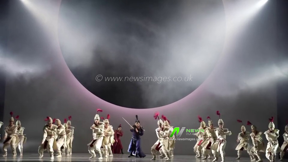 Dress rehearsal for dance drama Mulan