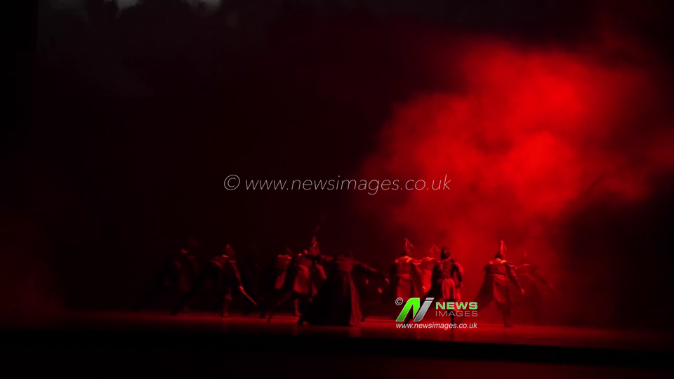 Dress rehearsal for dance drama Mulan