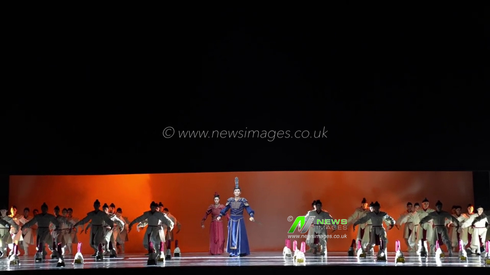Dress rehearsal for dance drama Mulan