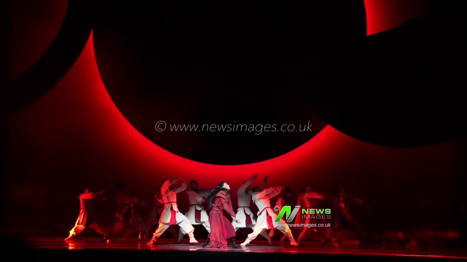 Dress rehearsal for dance drama Mulan