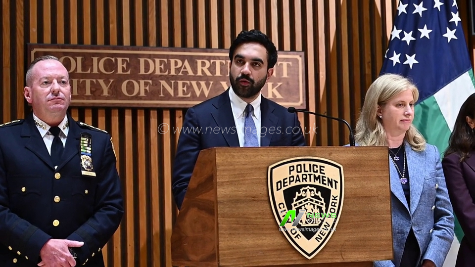 NY: Mayor Mamdani and NYPD Commissioner Tisch Hold Security Briefing ahead of United Nations General Assembly.