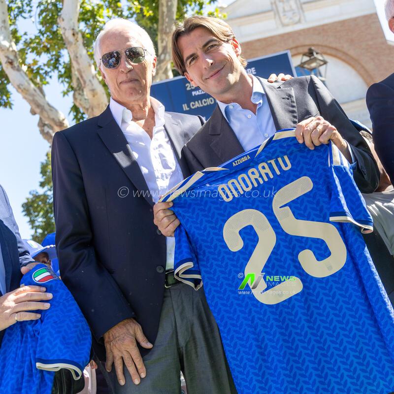 Italy: Inauguration in Rome of "football Returns to the Square," FIGC Launches Casa Azzurri on...