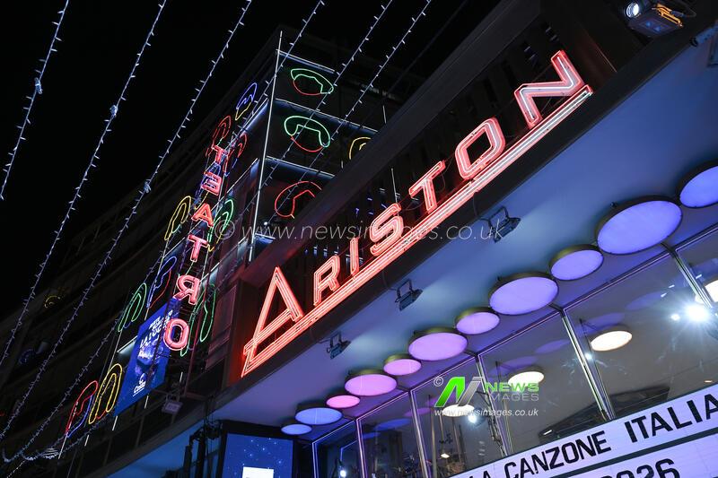 Sanremo Music Festival 2026 green carpet