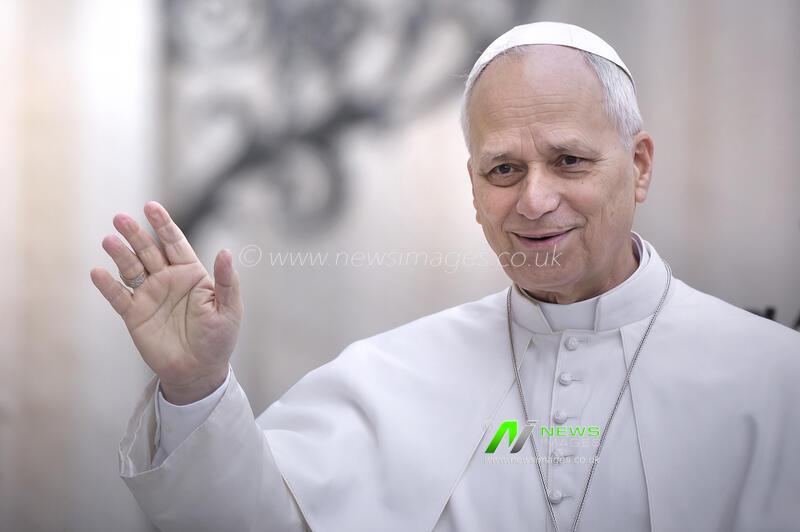 Pope Leo XIV  general audience in St. Peter's Square at The Vatican