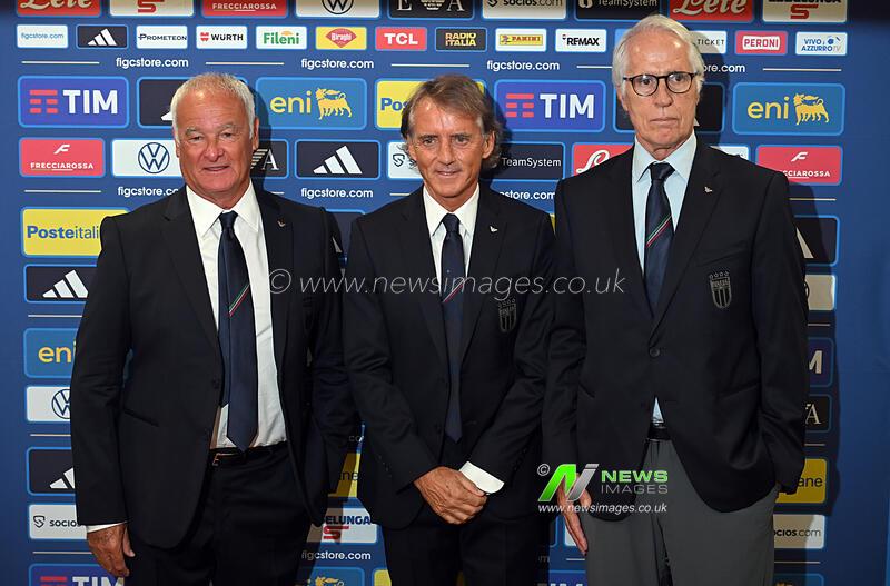 Presentation of the new coach of the Italian national football team Roberto Mancini