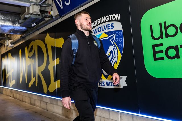 Danny Walker of Warrington Wolves arrives during the Betfred Challenge Cup Quarter Final match Warrington Wolves vs Leigh Leopards at The Halliwell Jones Stadium, Warrington, United Kingdom on 11 April 2026

(Photo by Alfie Cosgrove/News Images)