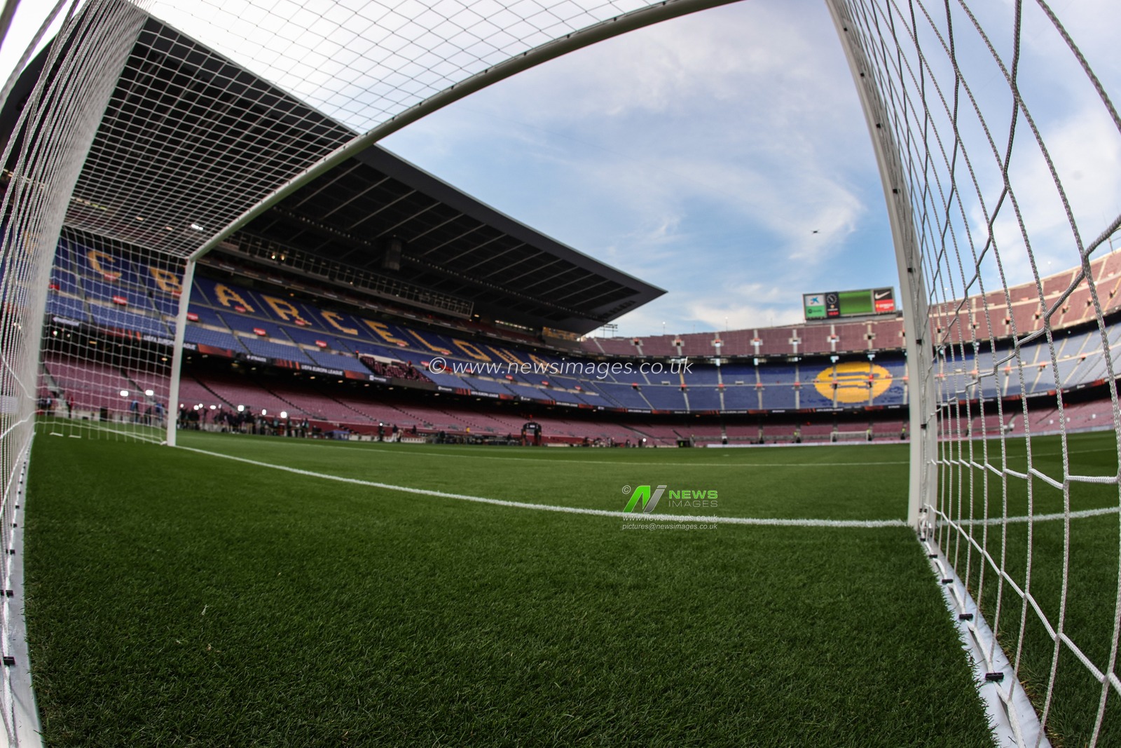 general view during the UEFA Europa League Knockout Round Play-Offs Barcelona vs Manchester United at Spotify Camp Nou, Barcelona, Spain, 16th February 2023

(Photo by Mark Cosgrove/News Images)