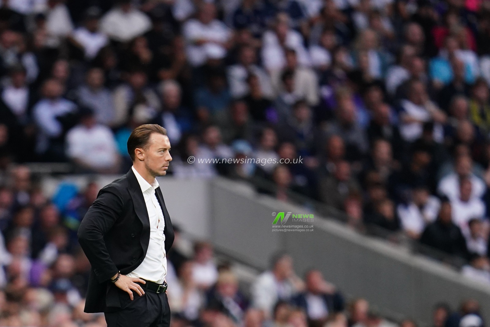 Matthias Jaissle manager of Newcastle United during the Premier League match Tottenham Hotspur vs Newcastle Untied at Tottenham Hotspur Stadium, London, United Kingdom on 29 August 2026

(Photo by Harvey Murphy/News Images)
