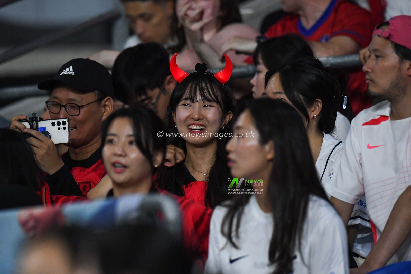 Korea  fans during the International Friendly match Wales vs Korea Republic at Cardiff City Stadium, Cardiff, United Kingdom, 7th September 2023

(Photo by Mike Jones/News Images)