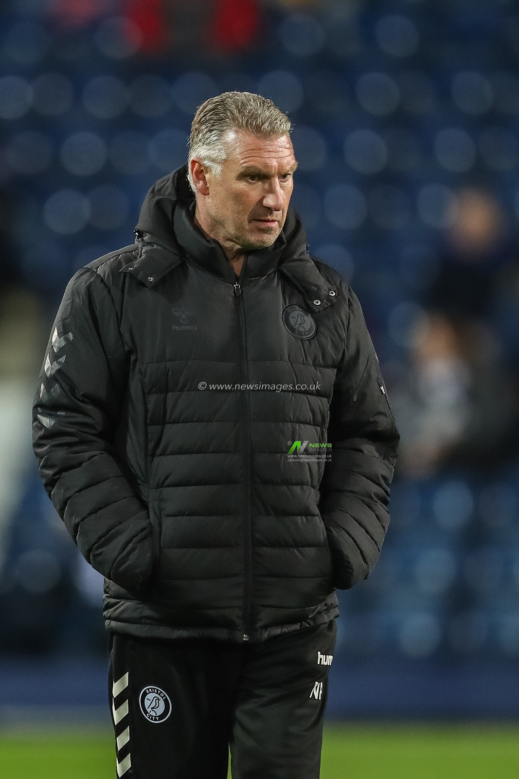 Nigel Pearson manager of Bristol City during the pre-game warm up ahead of the Sky Bet Championship match West Bromwich Albion vs Bristol City at The Hawthorns, West Bromwich, United Kingdom, 18th October 2022

(Photo by Gareth Evans/News Images)
