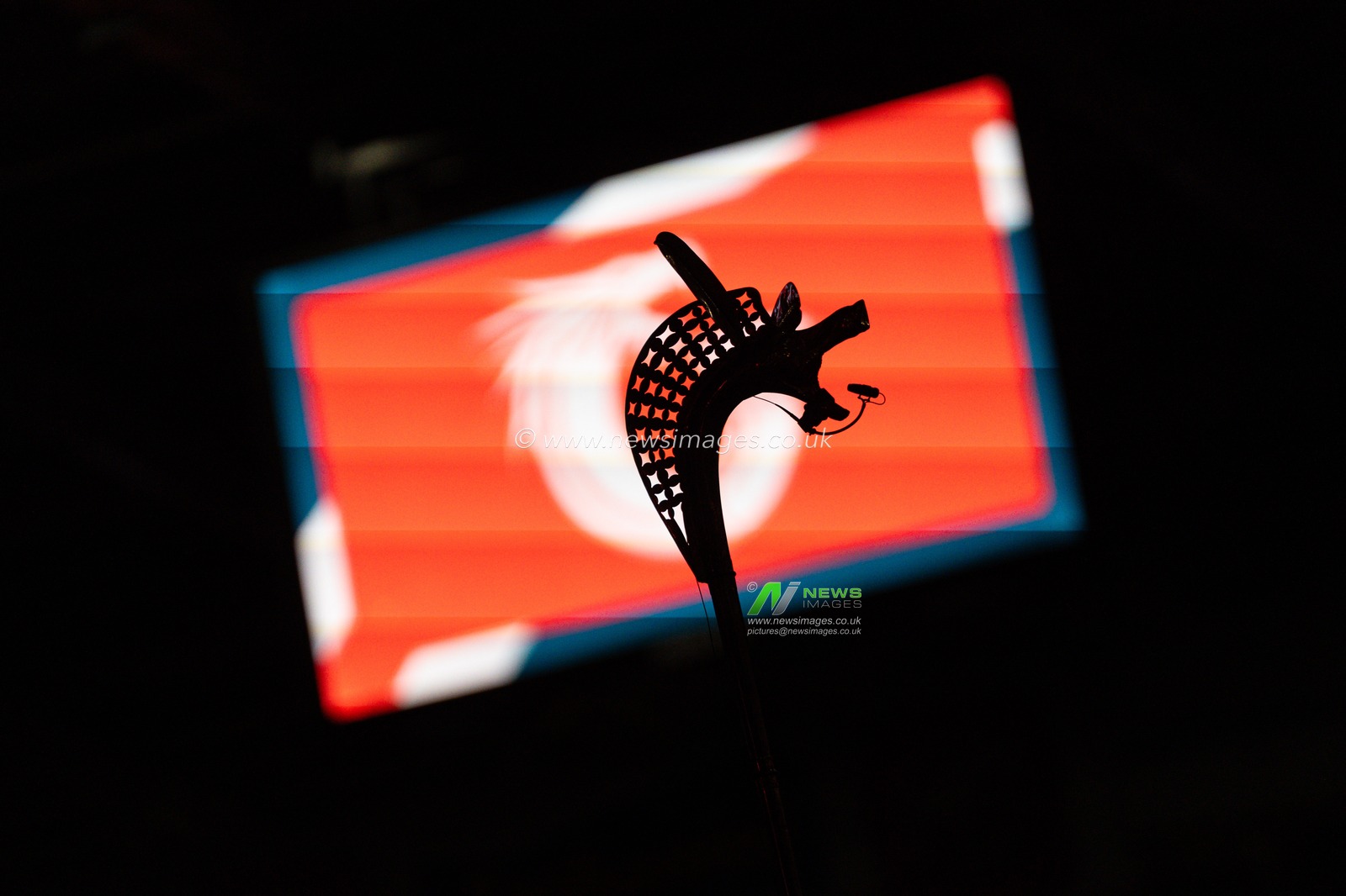 A Carnyx is played ahead of the FIFA World Cup Qualifiers Group J match Wales vs Kazakhstan at Cardiff City Stadium, Cardiff, United Kingdom, 22nd March 2025

(Photo by Andrew Lewis/News Images)