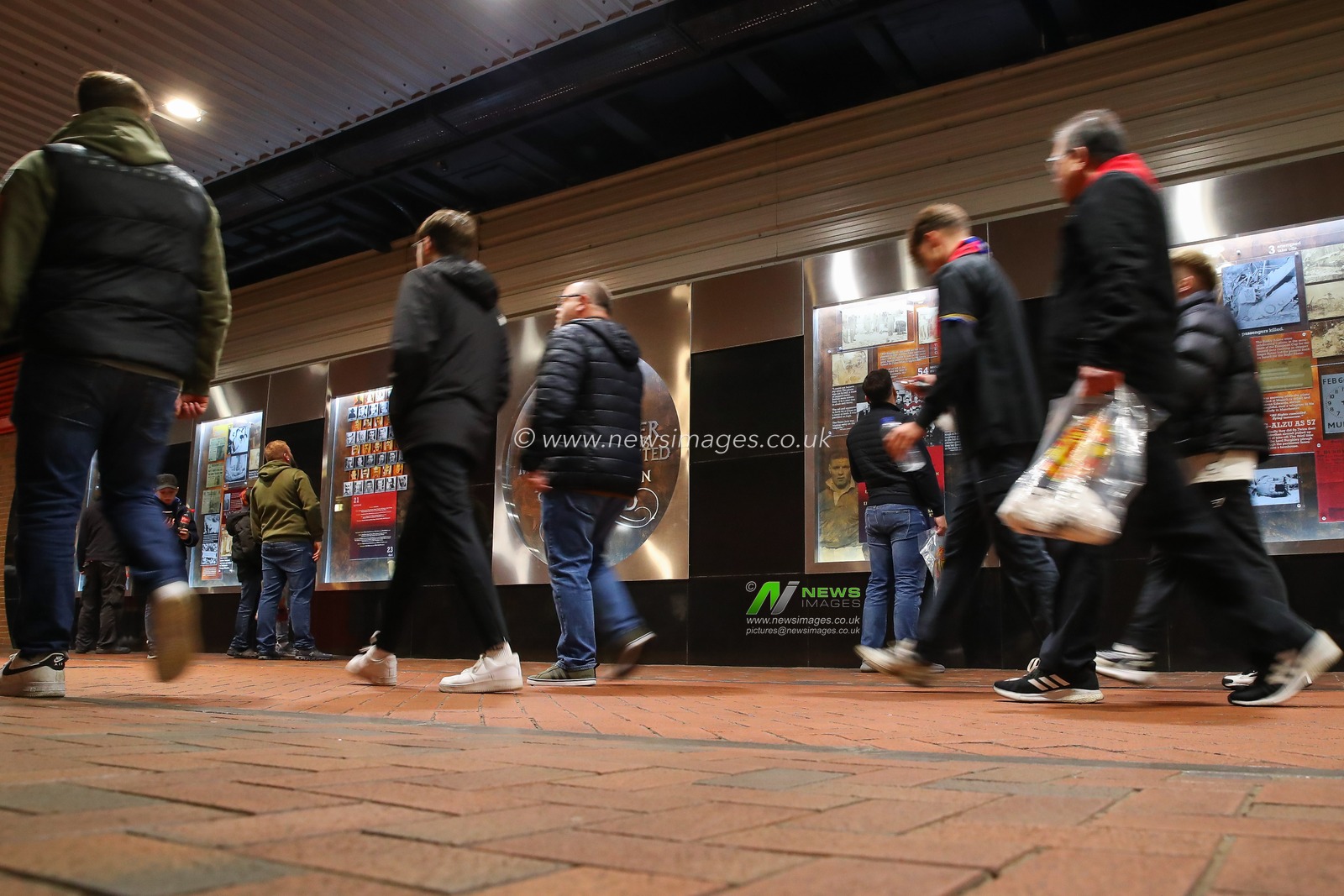 Fans begin to arrive ahead of the Carabao Cup Last 16 match Manchester United vs Leicester City at Old Trafford, Manchester, United Kingdom, 30th October 2024

(Photo by Gareth Evans/News Images)