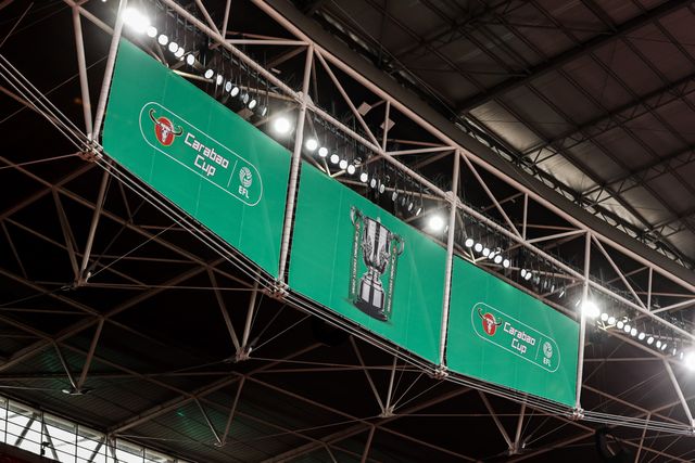 A general view of Wembley Stadium ahead of the Carabao Cup Final match Arsenal vs Manchester City at Emirates, London, United Kingdom on 22 March 2026

(Photo by Alfie Cosgrove/News Images)