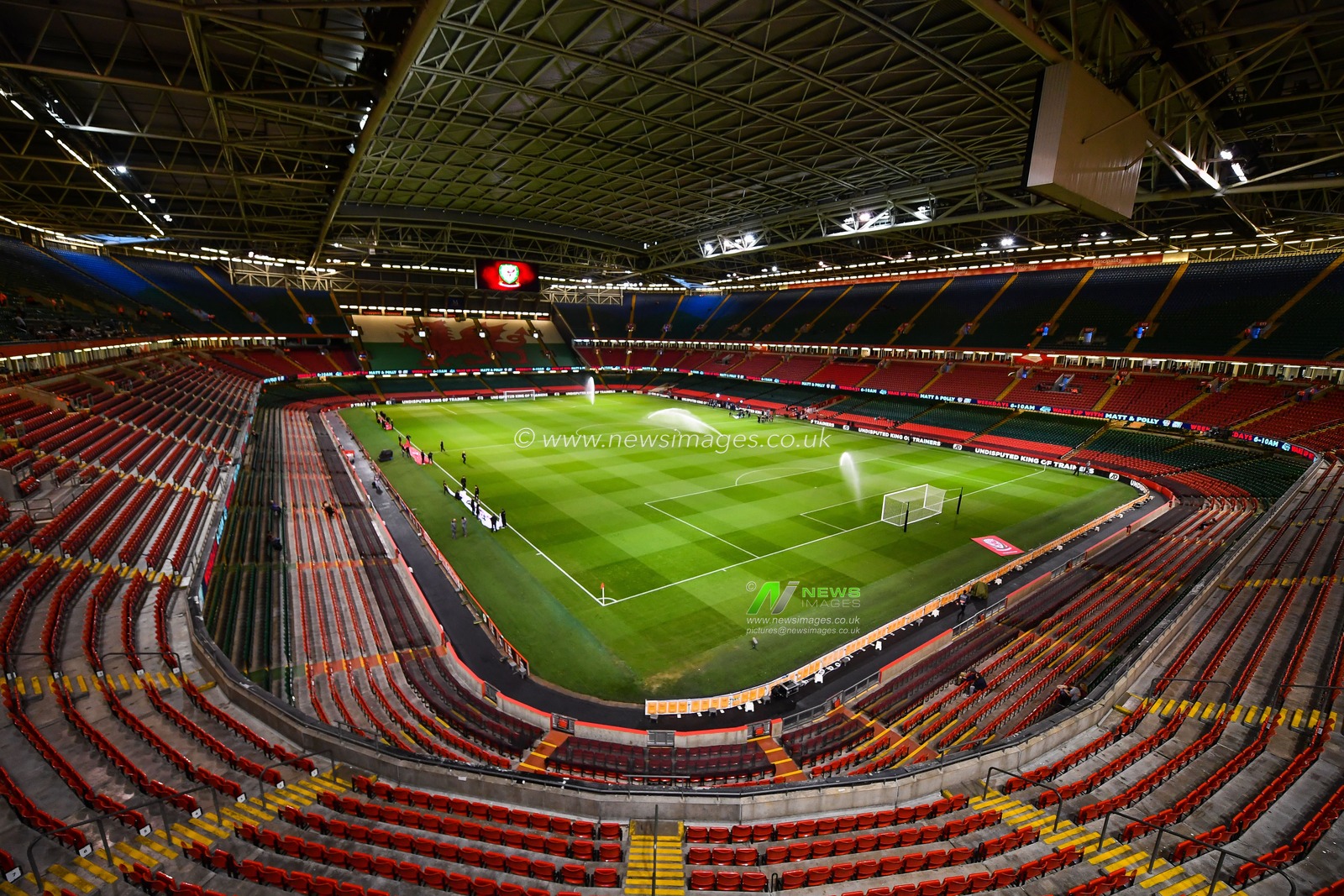 11th October 2018 , Principality Stadium, Cardiff, Wales ; International friendly, Wales v Spain ; A general view of the Principality Stadium, home of the Wales football side

Credit: Craig Thomas/News Images
