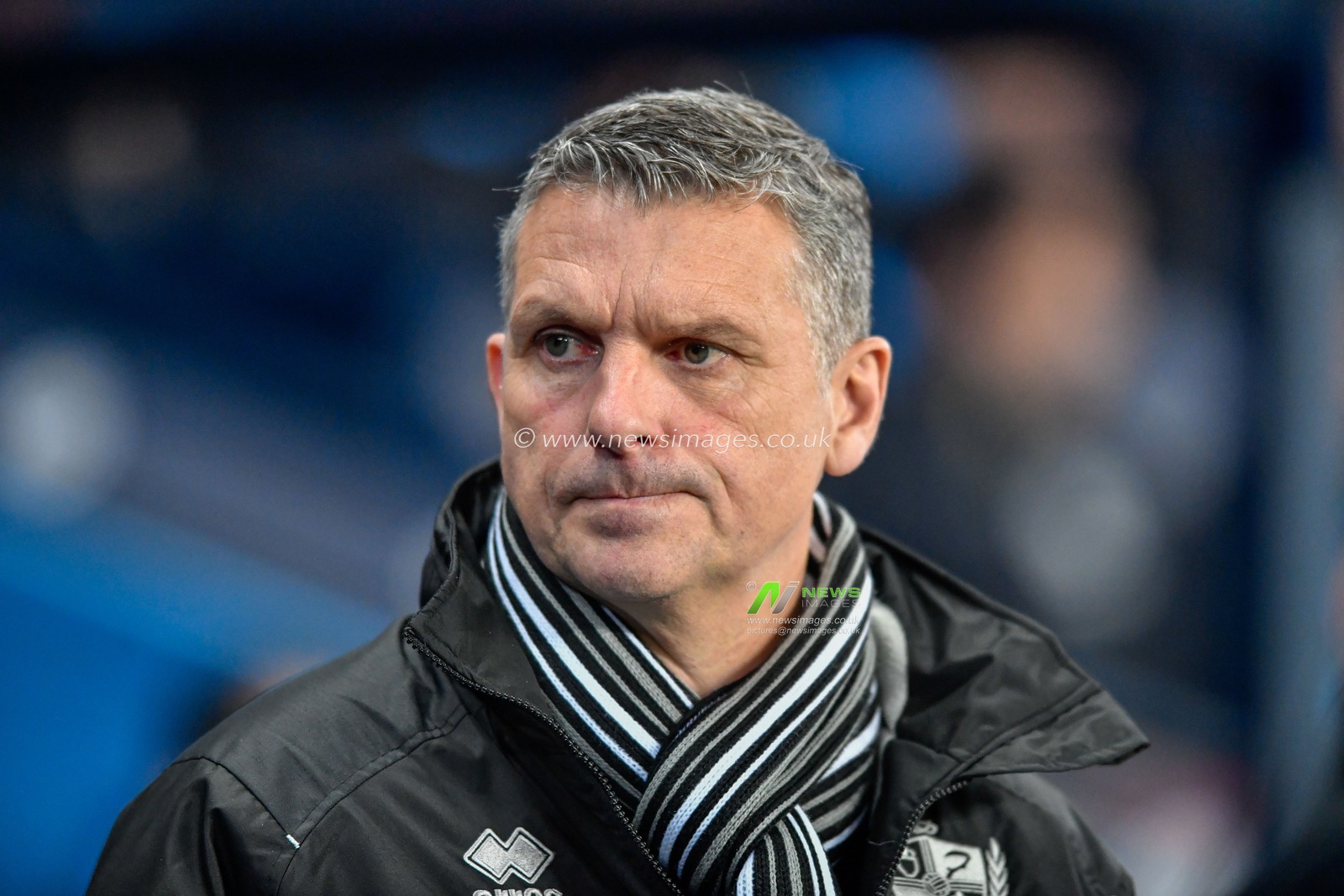 4th January 2020, Etihad Stadium, Manchester, England; Emirates FA Cup, Manchester City v Port Vale : Port Vale Manager, John Askey enters the dug out

Credit: Simon Whitehead/News Images