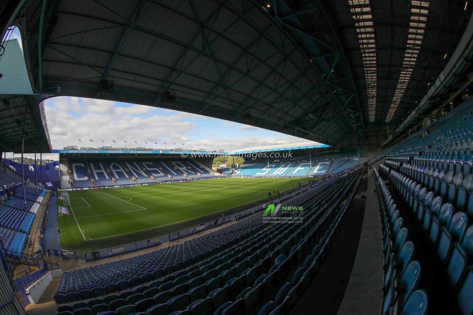 A general view of Hillsborough during the Sky Bet Championship match Sheffield Wednesday vs Southampton at Hillsborough, Sheffield, United Kingdom, 4th August 2023

(Photo by Alfie Cosgrove/News Images)
