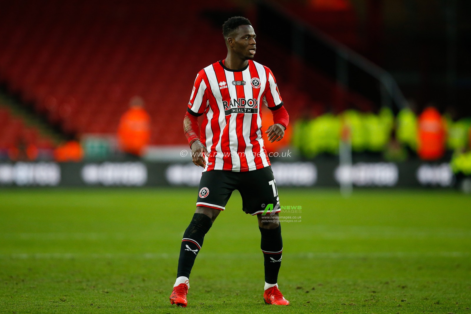 IsmaÃ¯la Coulibaly #17 of Sheffield United during the Sky Bet Championship match Sheffield United vs Swansea City at Bramall Lane, Sheffield, United Kingdom, 11th February 2023

(Photo by Ben Early/News Images)