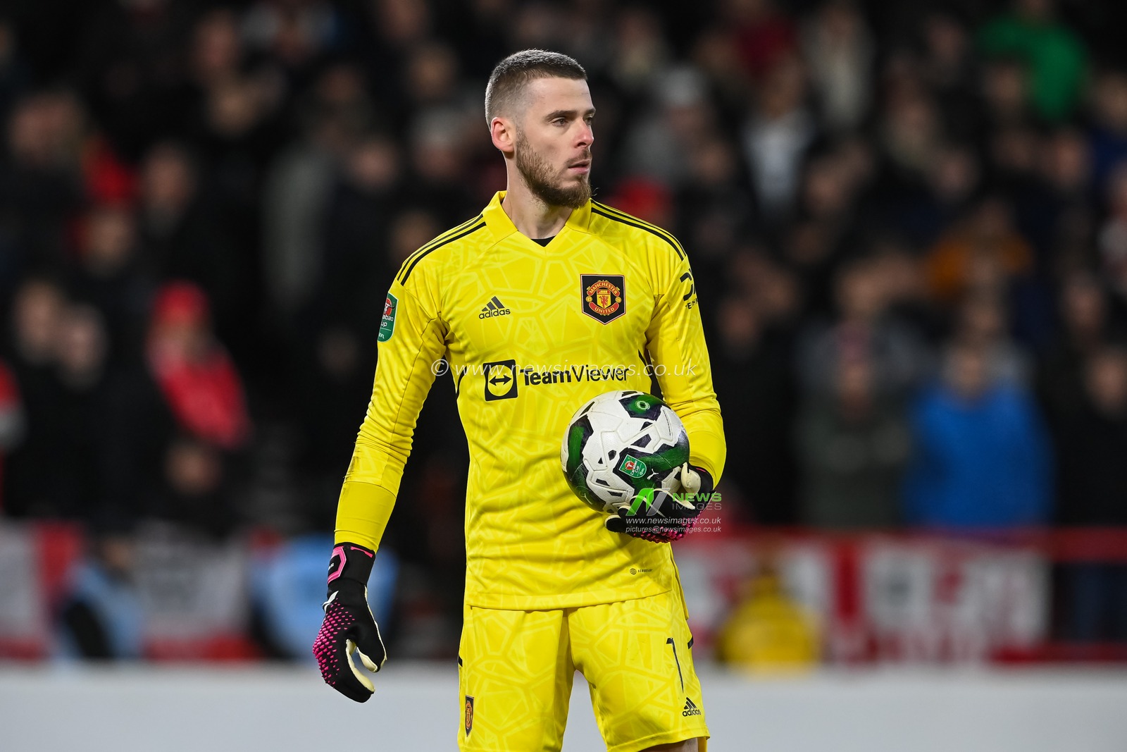David De Gea #1 of Manchester United during the Carabao Cup Semi-Finals match Nottingham Forest vs Manchester United at City Ground, Nottingham, United Kingdom, 25th January 2023

(Photo by Craig Thomas/News Images)