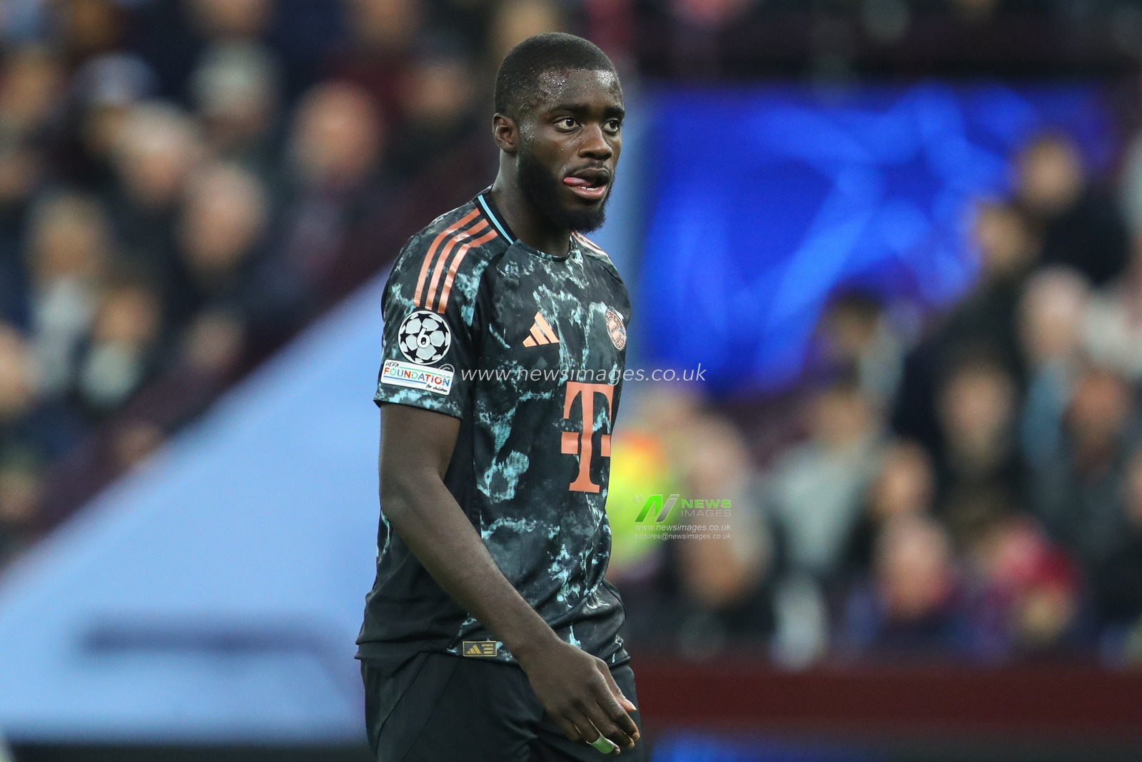 Dayot Upamecano of Bayern Munich during the UEFA Champions League League Stage match Aston Villa vs Bayern Munich at Villa Park, Birmingham, United Kingdom, 2nd October 2024

(Photo by Gareth Evans/News Images)