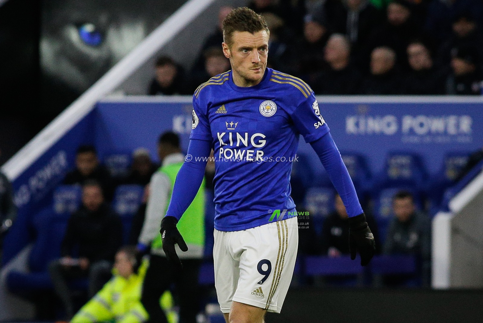 11th January 2020, King Power Stadium, Leicester, England; Premier League, Leicester City v Southampton : Jamie Vardy (9) of Leicester City 

Credit: Kurt Fairhurst/News Images