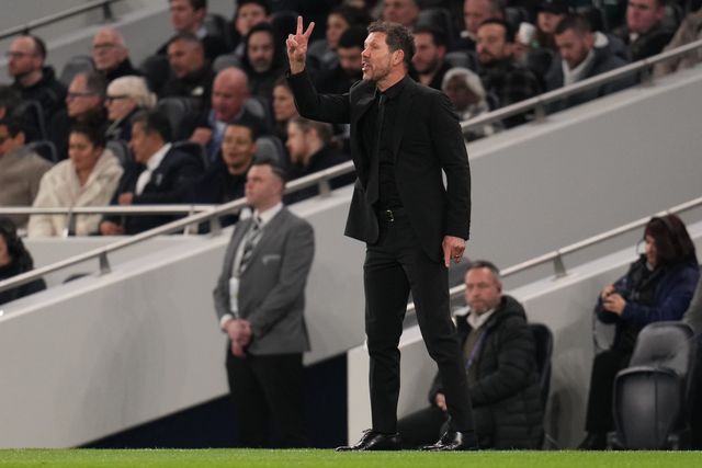 Diego Simeone manager of Atlético Madrid during the UEFA Champions League match Tottenham Hotspur vs Atletico Madrid at Tottenham Hotspur Stadium, London, United Kingdom on 18 March 2026

(Photo by Harvey Murphy/News Images)