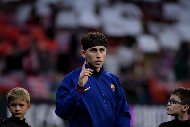 Fermin López of FC Barcelona during the UEFA Champions League Quarter Finals match Atletico Madrid vs Barcelona at Riyadh Air Metropolitano, Madrid, Spain on 14 April 2026

(Photo by Samuel Carreno/News Images)