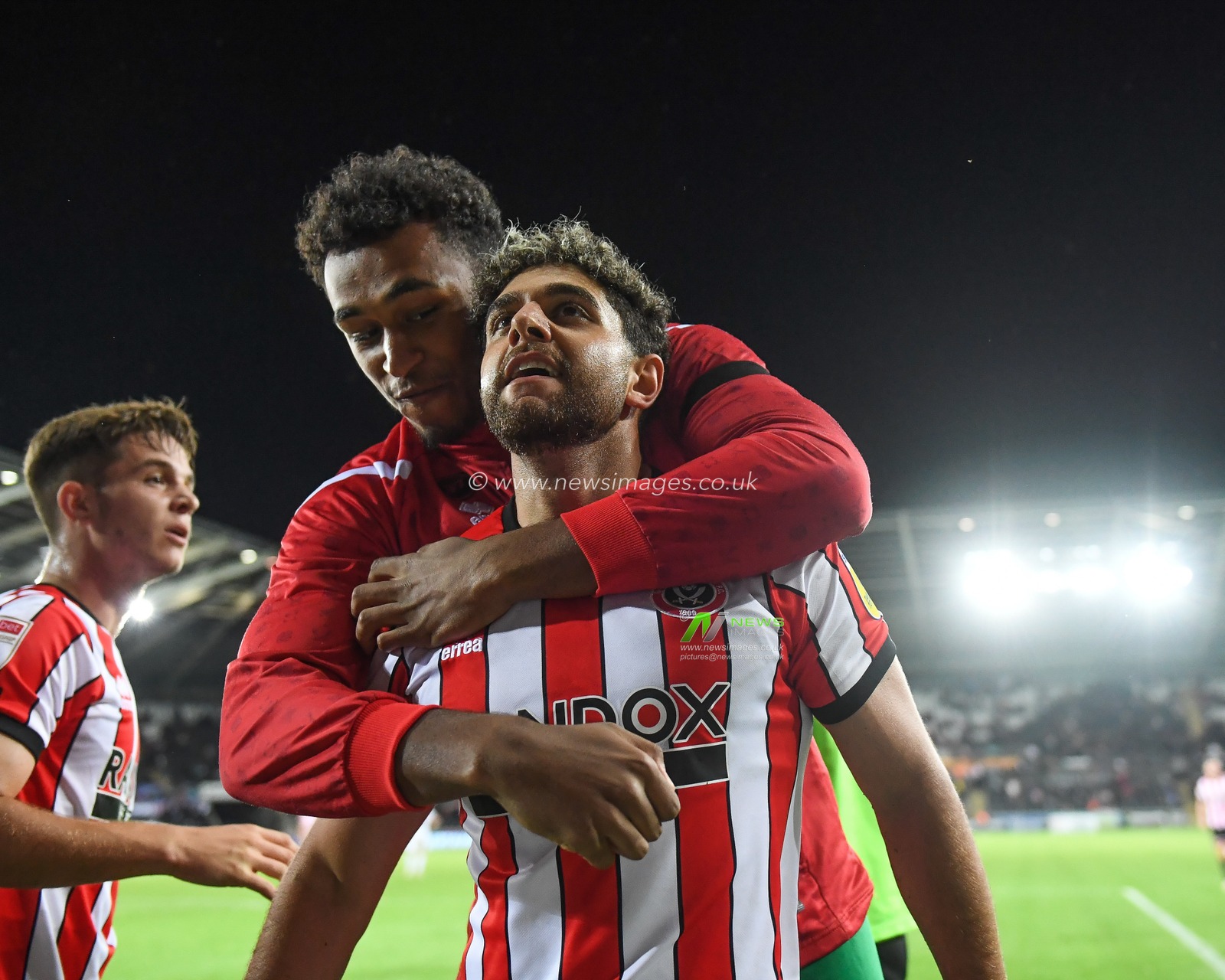 Reda Khadra #11 of Sheffield United celebrates his goal to make it 0-1 during the Sky Bet Championship match Swansea City vs Sheffield United at Swansea.com Stadium, Swansea, United Kingdom, 13th September 2022

(Photo by Mike Jones/News Images)