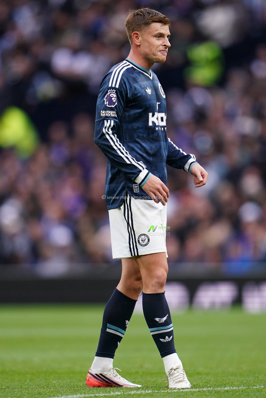 Harvey Barnes of Newcastle United during the Premier League match Tottenham Hotspur vs Newcastle Untied at Tottenham Hotspur Stadium, London, United Kingdom on 29 August 2026

(Photo by Harvey Murphy/News Images)