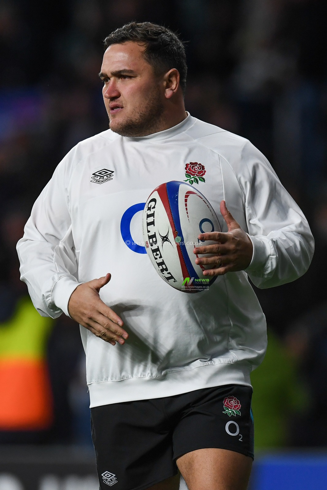 Jamie George of England, during pre match warm up ahead of the Autumn internationals match England vs South Africa at Twickenham Stadium, Twickenham, United Kingdom, 26th November 2022

(Photo by Mike Jones/News Images)