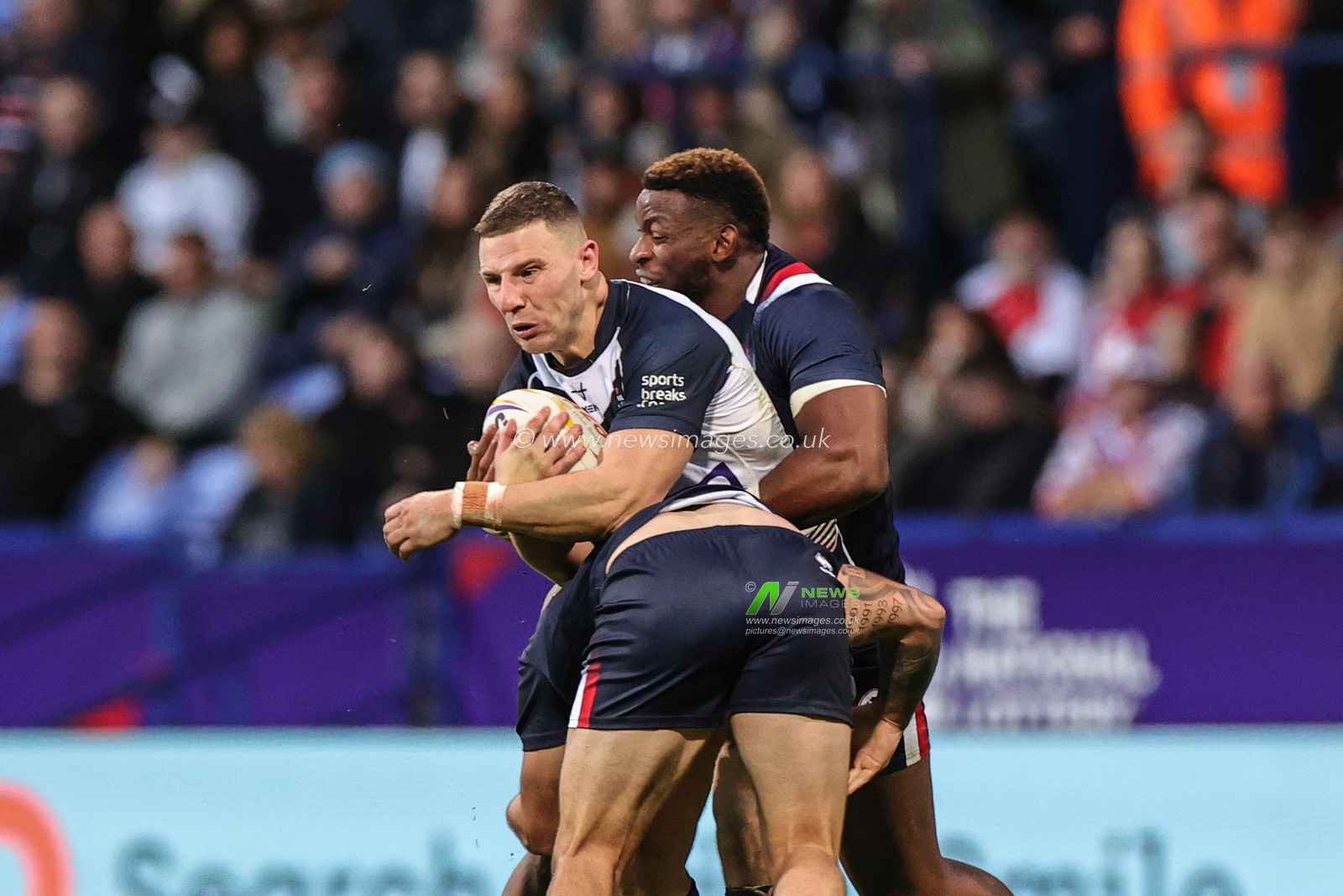 George Williams of England during the Rugby League World Cup 2021 Group A match England vs France at University of Bolton Stadium, Bolton, United Kingdom, 22nd October 2022

(Photo by Mark Cosgrove/News Images)