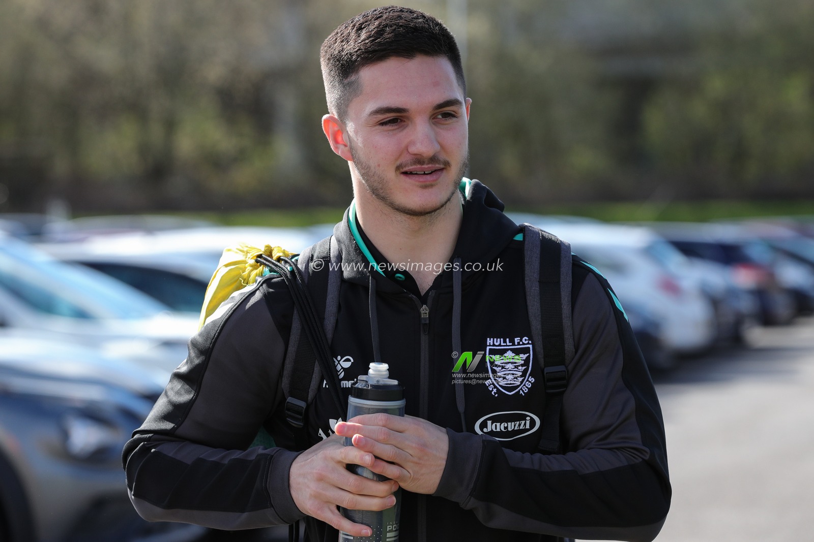Ben McNamara #19 of Hull FC arrives at The MKM Stadium ahead of the Betfred Super League Round 8 match Hull FC vs Hull KR at MKM Stadium, Hull, United Kingdom, 7th April 2023

(Photo by James Heaton/News Images)