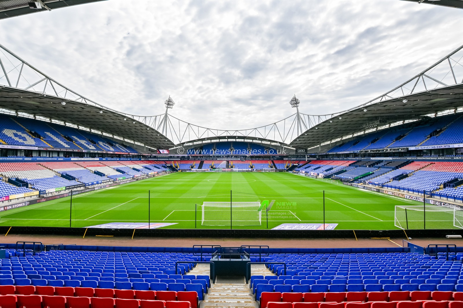 General ground views of the Toughsheet Community Stadium, home ground for Bolton Wanderers, during the Sky Bet League 1 match Bolton Wanderers vs AFC Wimbledon at Toughsheet Community Stadium, Bolton, United Kingdom, 6th September 2025

(Photo by Adam Gee/News Images)