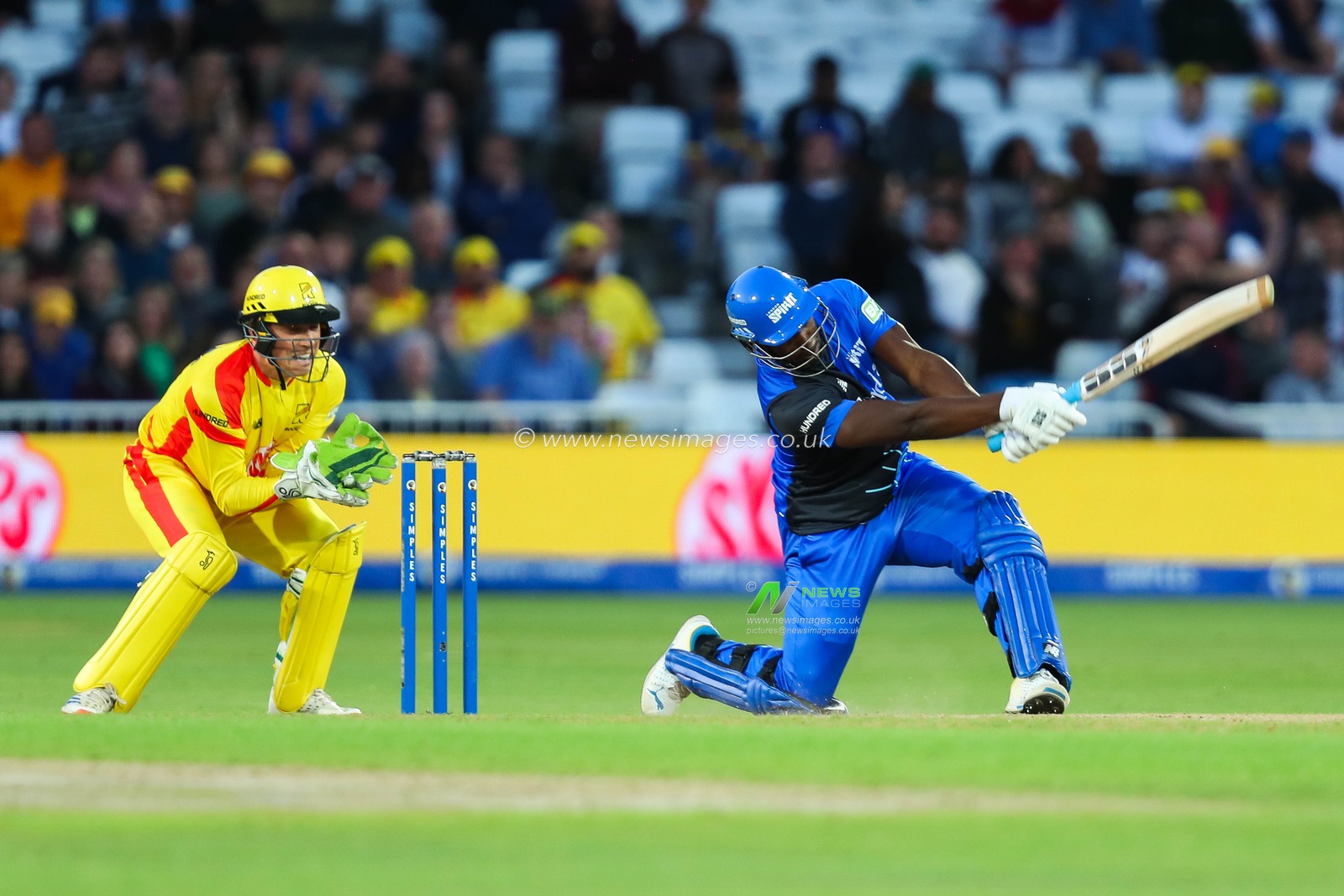 Andre Russell of London Spirit bats during the The Hundred match Trent Rockets vs London Spirit at Trent Bridge, Nottingham, United Kingdom, 7th August 2024

(Photo by Izzy Poles/News Images)