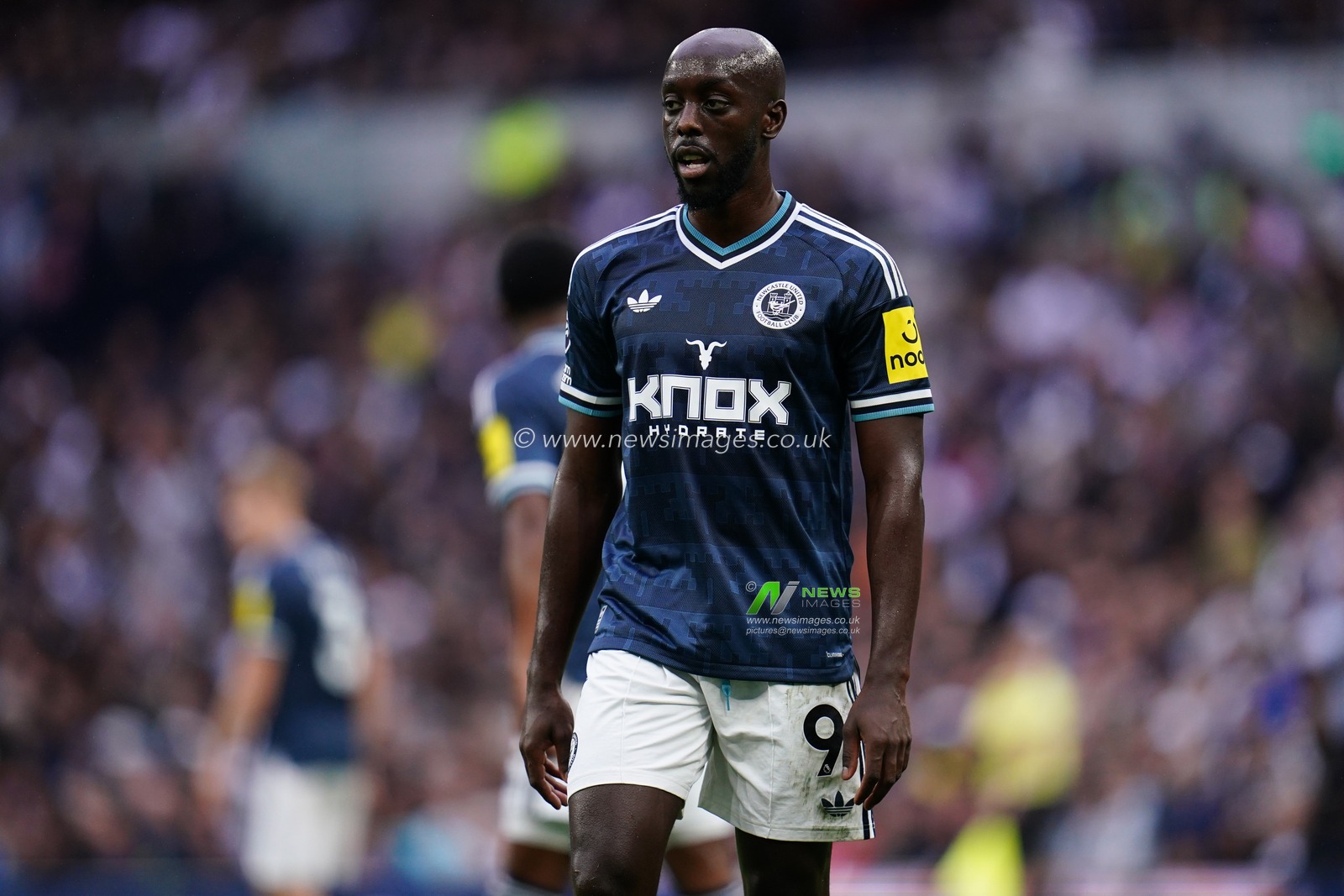 Yoane Wissa of Newcastle United during the Premier League match Tottenham Hotspur vs Newcastle Untied at Tottenham Hotspur Stadium, London, United Kingdom on 29 August 2026

(Photo by Harvey Murphy/News Images)