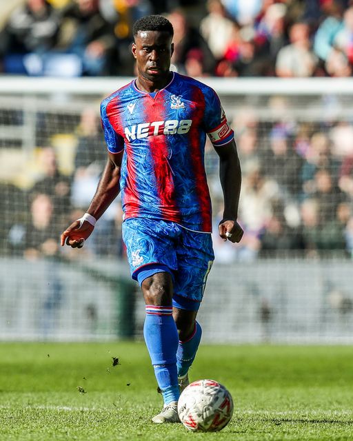 Marc Guehi of Crystal Palace runs with the ball during the Emirates FA Cup 5th Round match Crystal Palace vs Millwall at Selhurst Park, London, United Kingdom, 1st March 2025

(Photo by Izzy Poles/News Images)