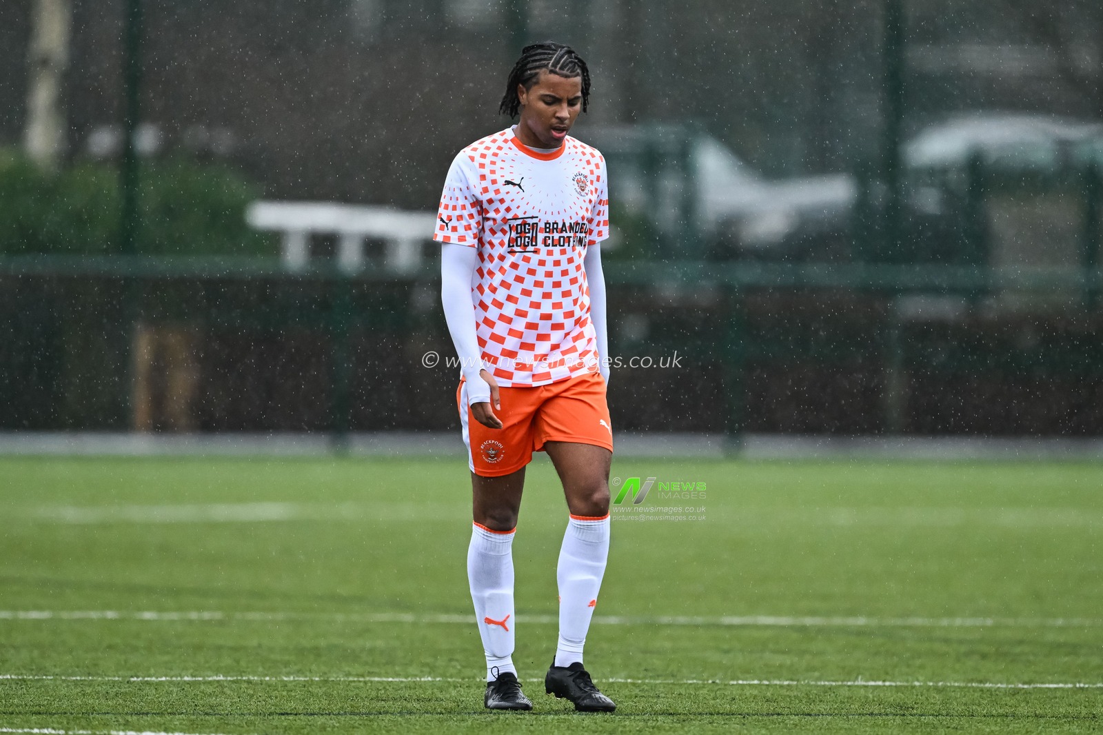 during the Central League match Salford City vs Blackpool at Salford Sports Village, Salford, United Kingdom, 23rd January 2024

(Photo by Craig Thomas/News Images)