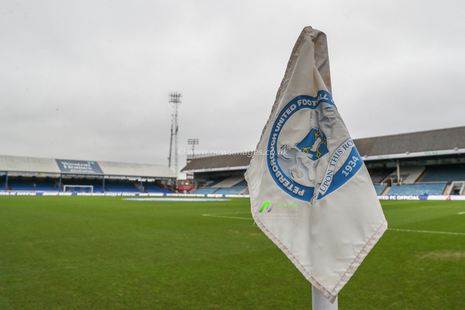 A general view inside of the Weston Homes Stadium, home of Peterborough United ahead of the Sky Bet League 1 match Peterborough United vs Blackpool at Weston Homes Stadium, Peterborough, United Kingdom, 17th February 2024

(Photo by Gareth Evans/News Images)