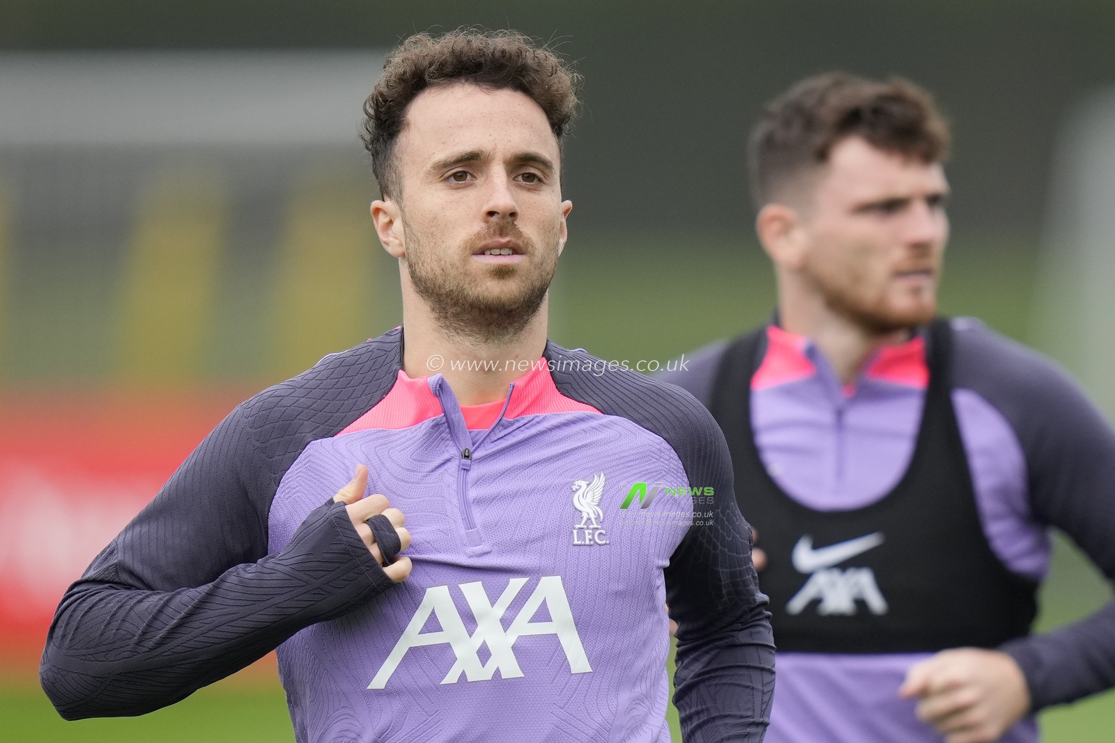 Diogo Jota #20 of Liverpool during the Europa League Training Session at AXA Training Centre, Kirkby, United Kingdom, 4th October 2023

(Photo by Steve Flynn/News Images)