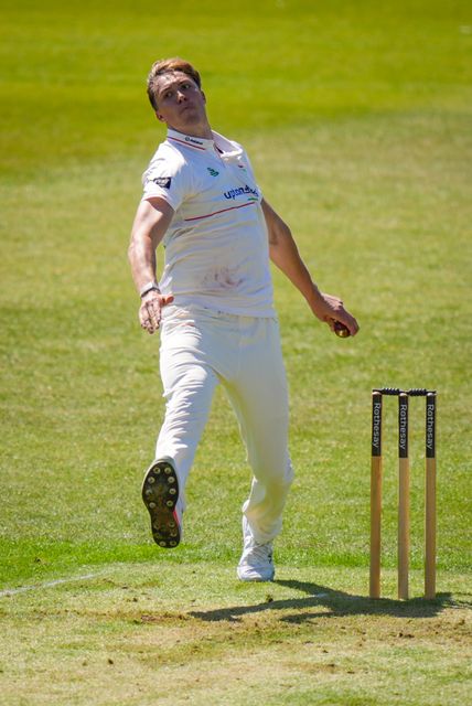 Josh Hull appeals during Leicestershire County Cricket Club vs Nottinghamshire County Cricket Club in Country Cricket Division One Day 1 at Grace Road, Leicester, United Kingdom on 01 May 2026

(Photo by Maynard Manyowa/News Images)