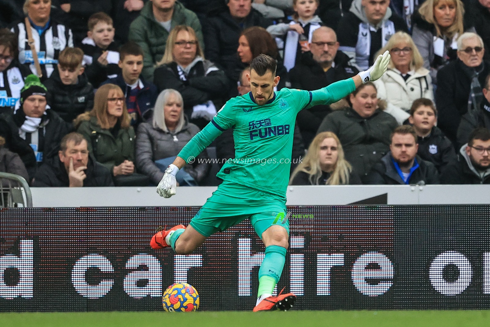 Martin Dubravka #1 of Newcastle United in action during the game