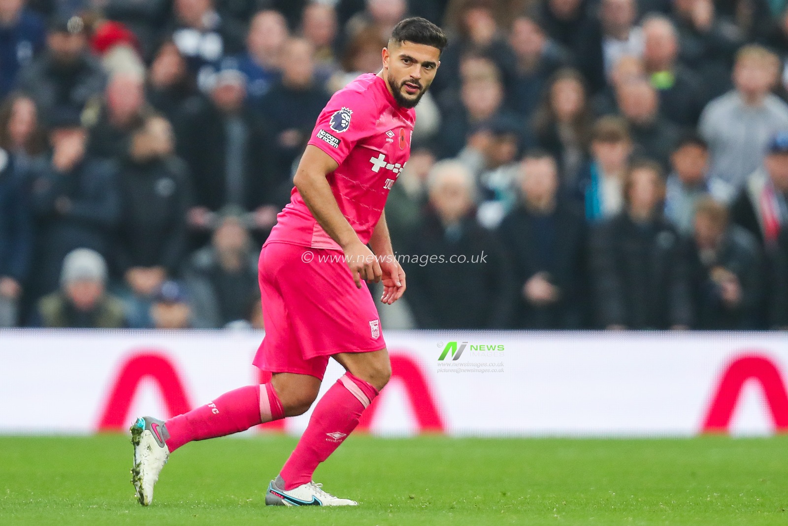 Sam Morsy of Ipswich Town in action during the Premier League match Tottenham Hotspur vs Ipswich Town at Tottenham Hotspur Stadium, London, United Kingdom, 10th November 2024

(Photo by Izzy Poles/News Images)