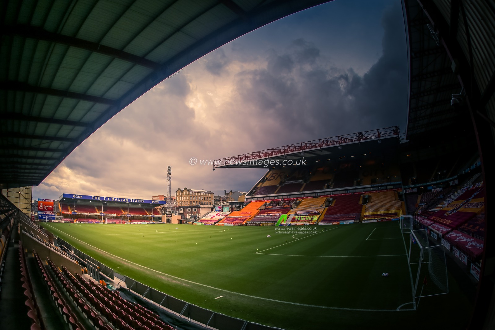 General Stadium view of the The Utilita Energy Stadium ahead of Bradford City vs Exeter City in the Sky Bet League 2.