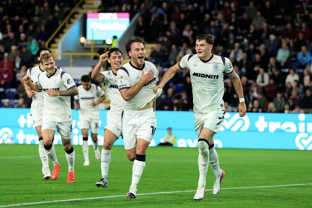 Aidan Morris of Middlesbrough celebrates after scoring to make it 0-1 during the Sky Bet Championship match Burnley vs Middlesbrough at Turf Moor, Burnley, United Kingdom on 02 September 2026

(Photo by Jorge Horsted/News Images)