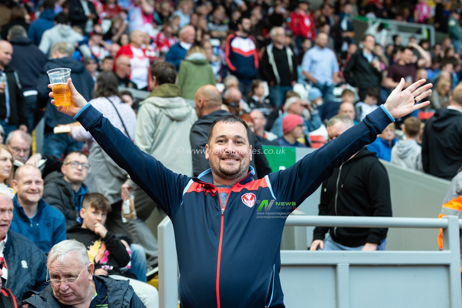 26th May 2019 , Anfield Stadium, Liverpool, England; Dacia Magic Weekend, Betfred Super League Round 16, Leeds Rhinos vs London Broncos ; Fans enjoying the pre match atmosphere

Credit: Richard Long/News Images