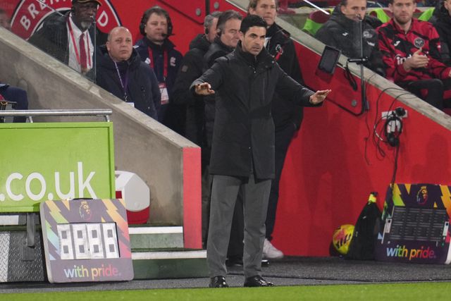 Mikel Arteta manager of Arsenal during the Premier League match Brentford vs Arsenal at GTECH Community Stadium, London, United Kingdom on 12 February 2026

(Photo by Harvey Murphy/News Images)