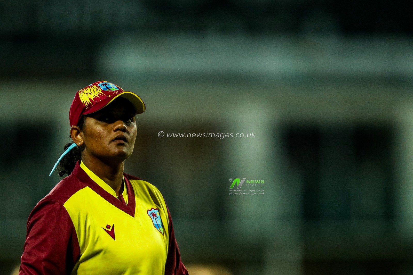 Shabika Gajnabi of West Indies Women looks on during the 1st Vitality IT20 Series England Women v West Indies Women at The Spitfire Ground, Canterbury, United Kingdom, 21st May 2025

(Photo by Izzy Poles/News Images)