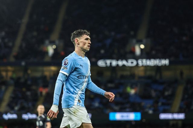 Phil Foden of Manchester City during the Premier League match Manchester City vs Crystal Palace at Etihad Stadium, Manchester, United Kingdom on 13 May 2026

(Photo by Mark Cosgrove/News Images)