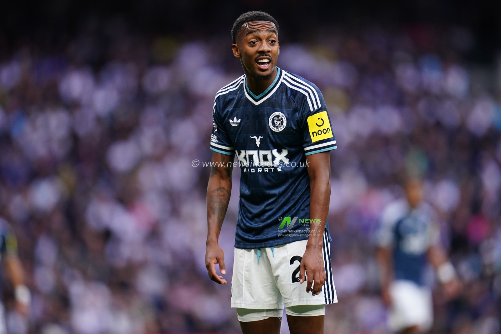 Joe Willock of Newcastle United during the Premier League match Tottenham Hotspur vs Newcastle Untied at Tottenham Hotspur Stadium, London, United Kingdom on 29 August 2026

(Photo by Harvey Murphy/News Images)